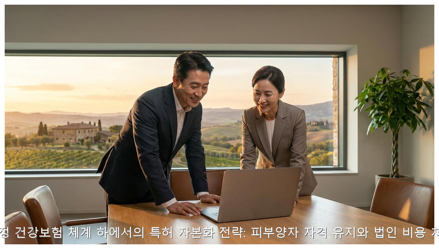 2026 건보료 폭탄 막는 특허 자본화 가이드 핵심 안내 및 분석 인포그래픽 (6)