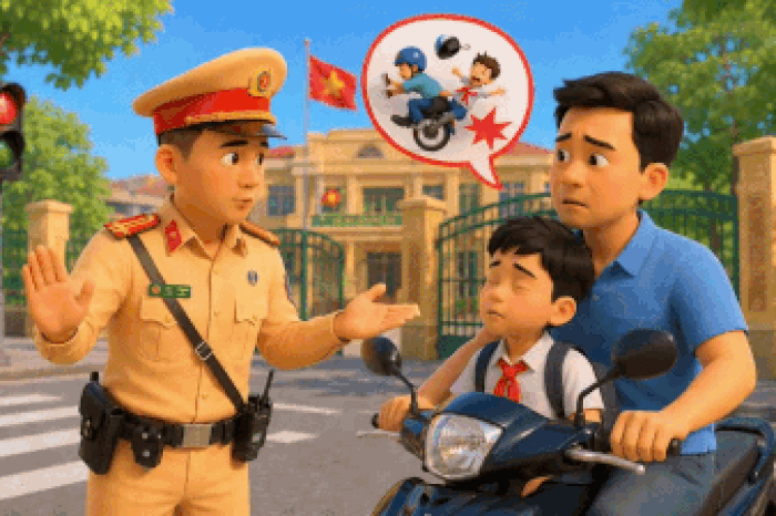CSGT Hà Nội 'tung' loạt video AI tuyên truyền pháp luật - Báo Tiền Phong