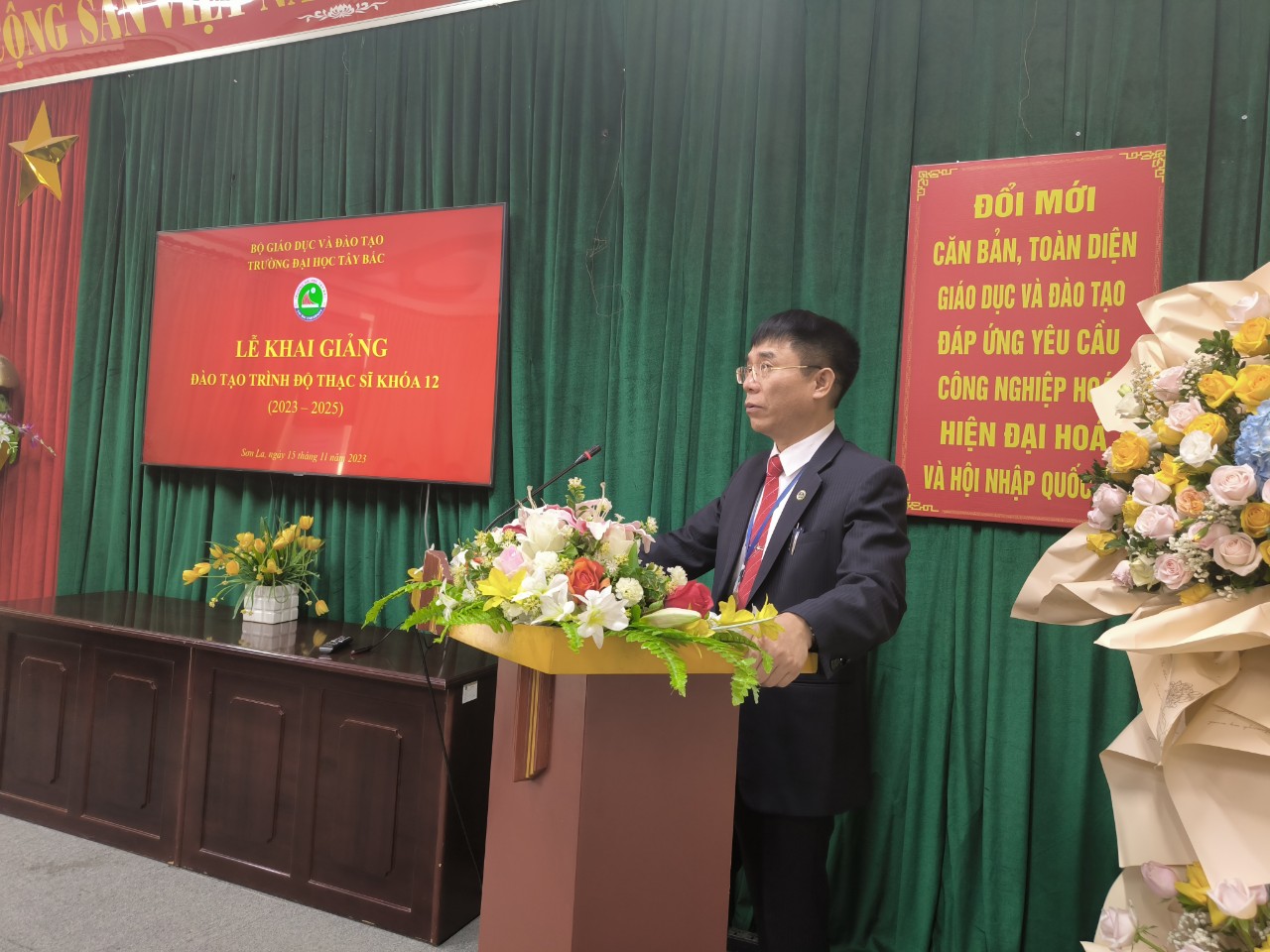 Trường Đại học Tây Bắc khai giảng đào tạo thạc sĩ khóa 12 (2023 - 2025)