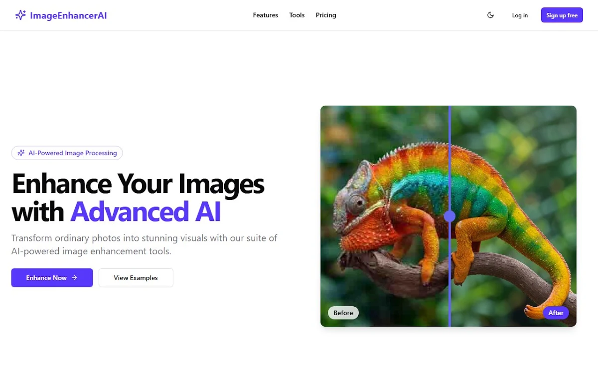 Captura de Image Enhancer AI