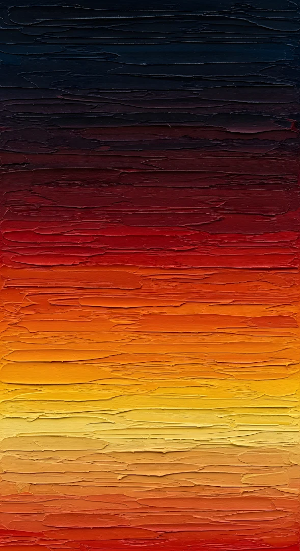 Impasto Oil Painting Texture Sunset Gradient Palette