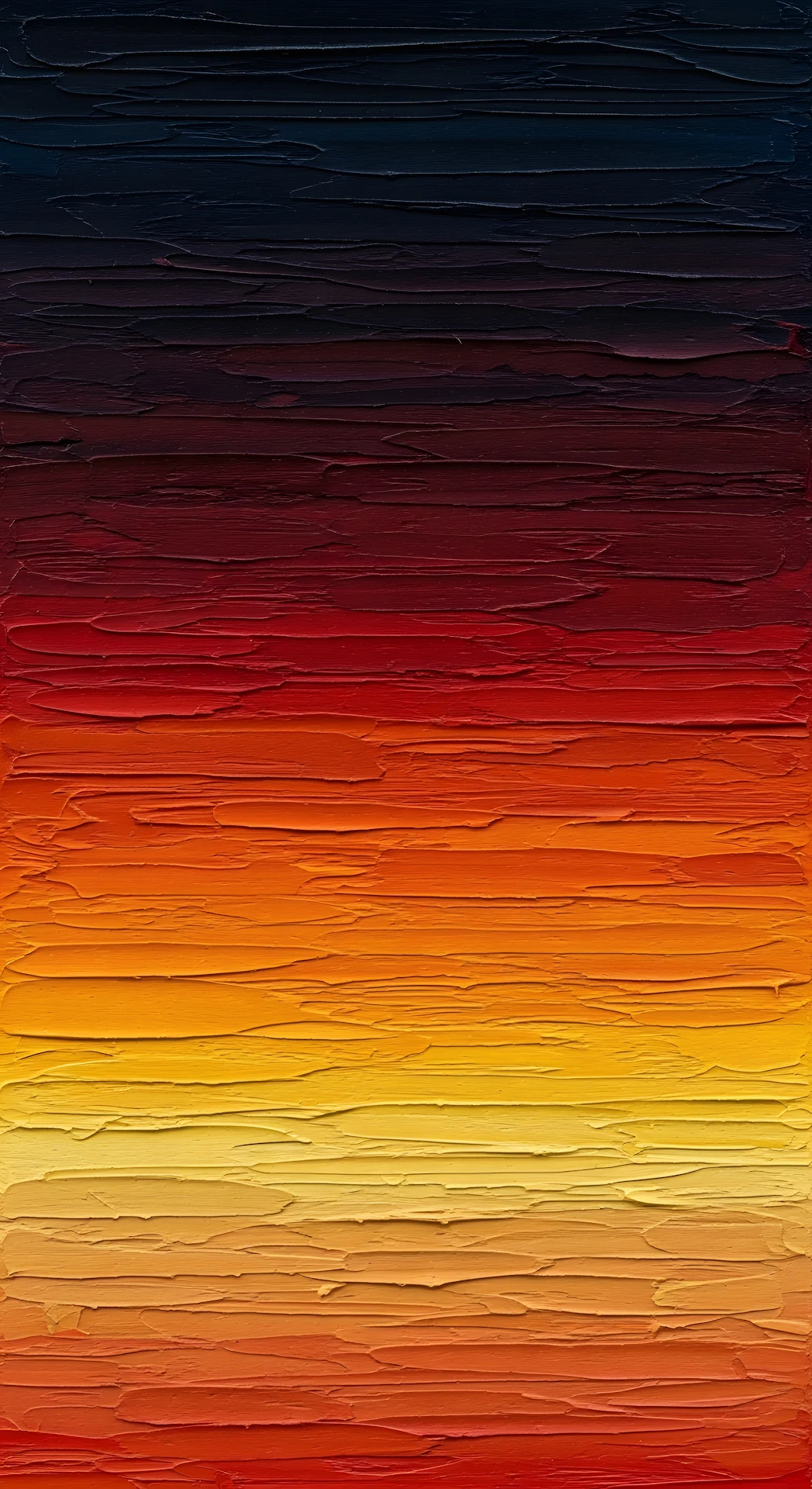 Impasto Oil Painting Texture Sunset Gradient Palette - Free 4K mobile Wallpaper