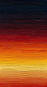 Impasto Oil Painting Texture Sunset Gradient Palette
