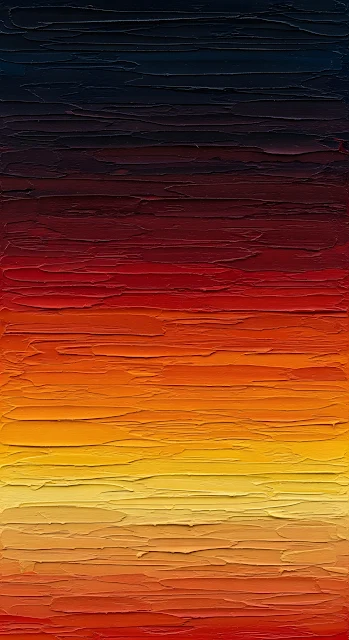 Impasto Oil Painting Texture Sunset Gradient Palette