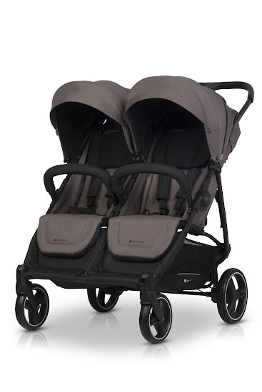 Stroller for twins Euro-Cart Doblo 2024 Taupe
