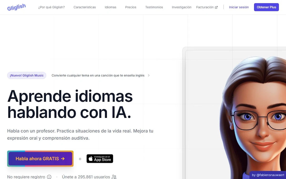 Captura de Gliglish