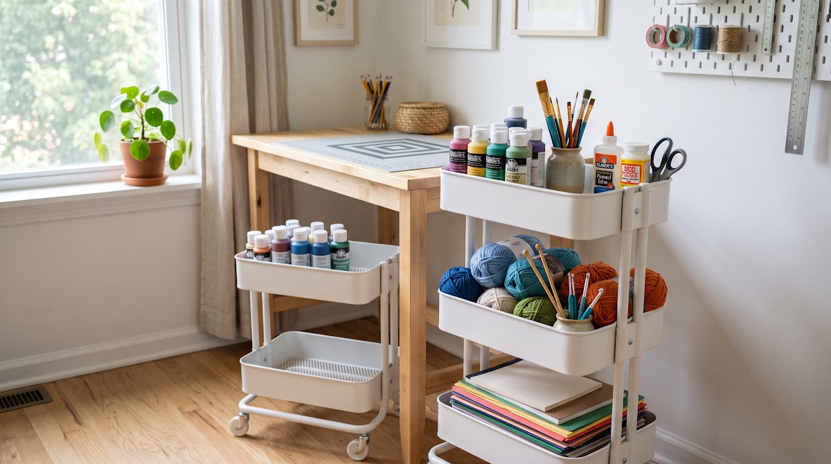 Best Craft Room Storage Carts for Small Creative Spaces (2026) - BEST BUDGET — IN CONTEXT