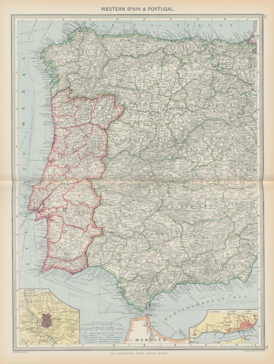 Western Spain and Portugal 1908
