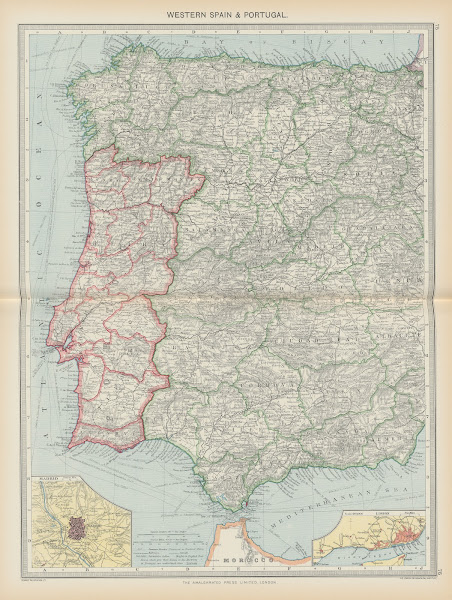 Western Spain and Portugal 1908