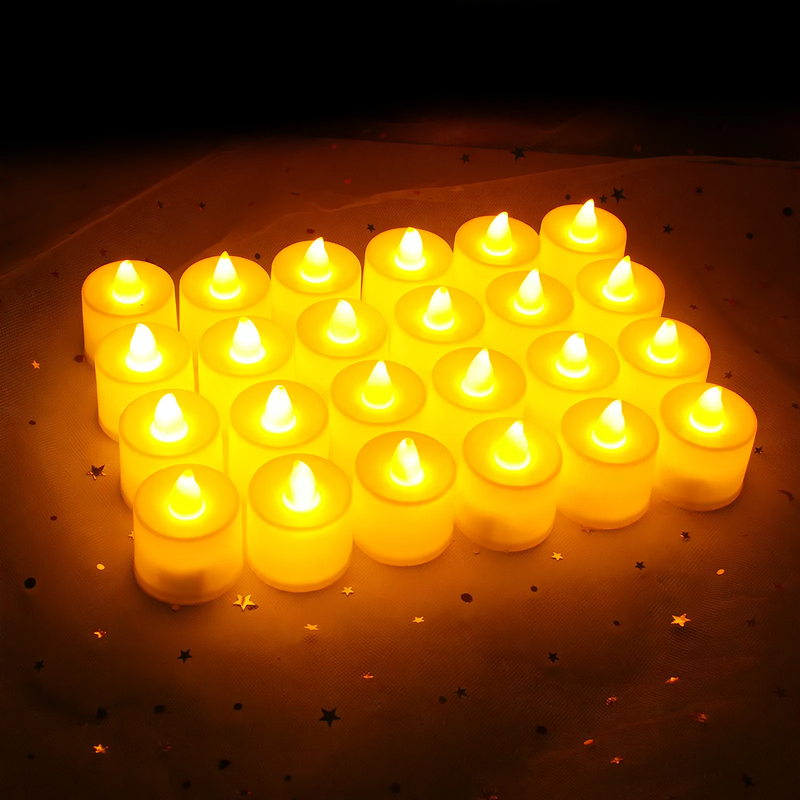 LED Wave Candle, electronic, PVC