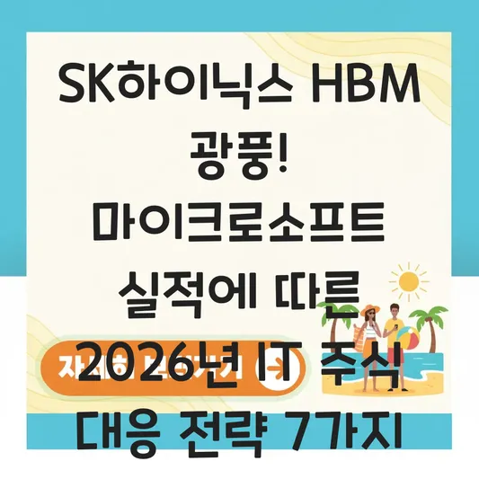 sk하이닉스 및 마이크로소프트 반도체 실적 발표에 따른 국내외 IT 주식 대응 전략 대표 이미지