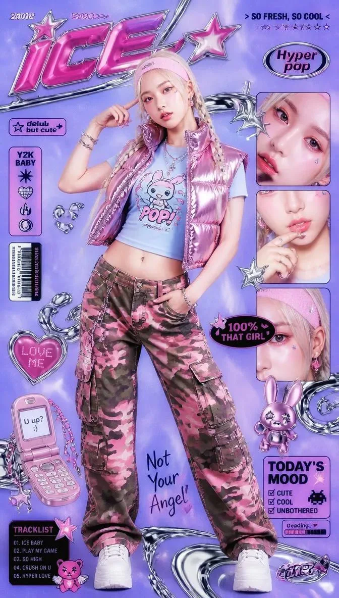 Un vibrante hyper pop Y2K