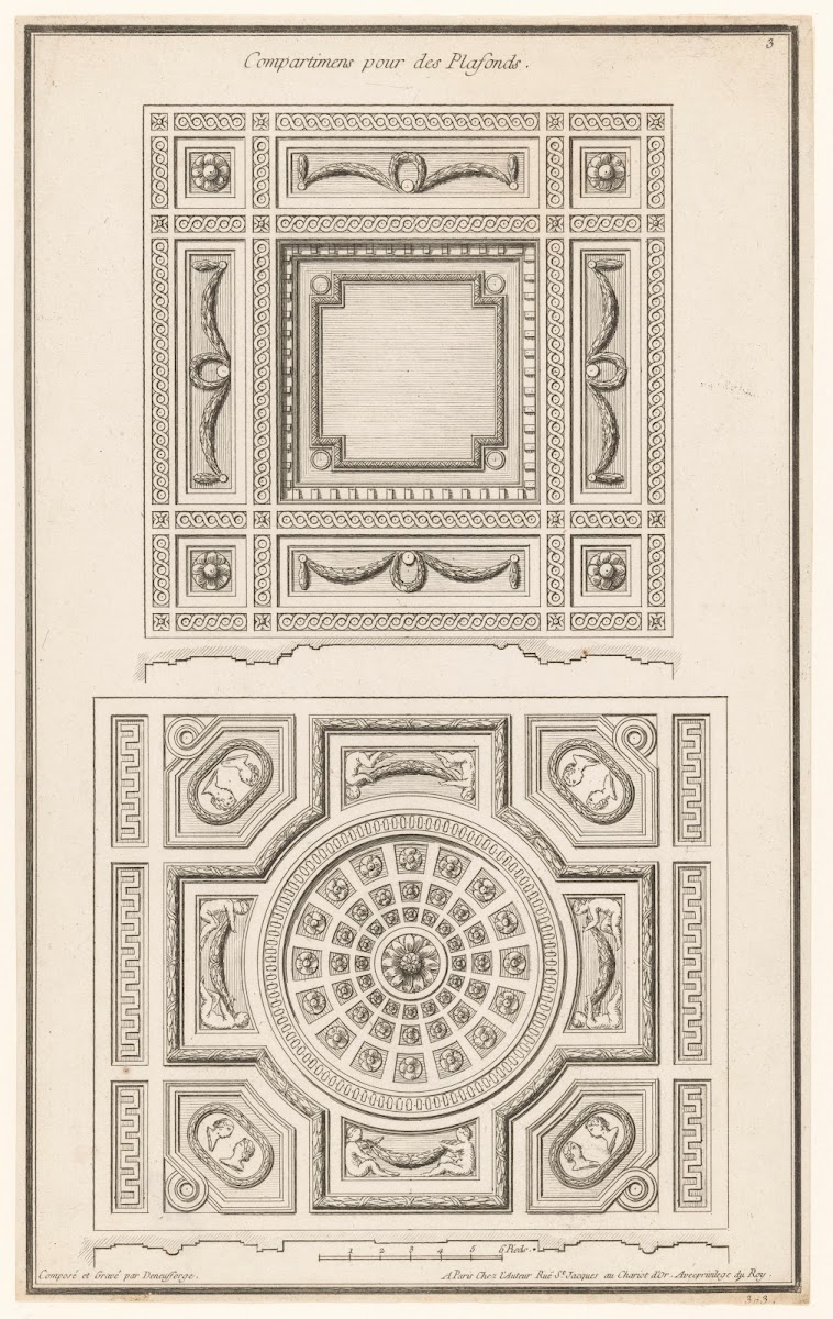Compartimens Pour Des Plafonds 1767