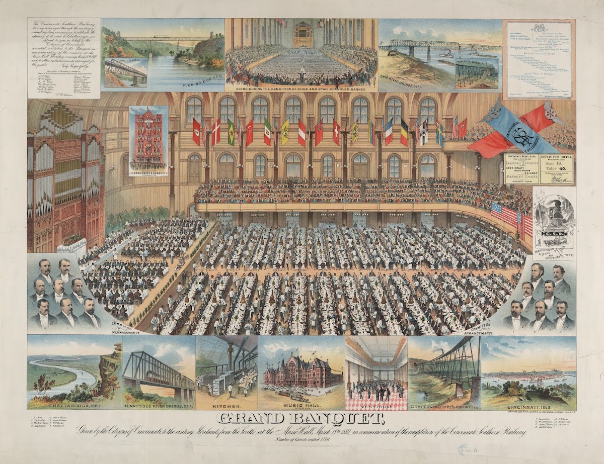 Grand Banquet Given By The Citizens Of Cincinnati To The Visiting Merchants From