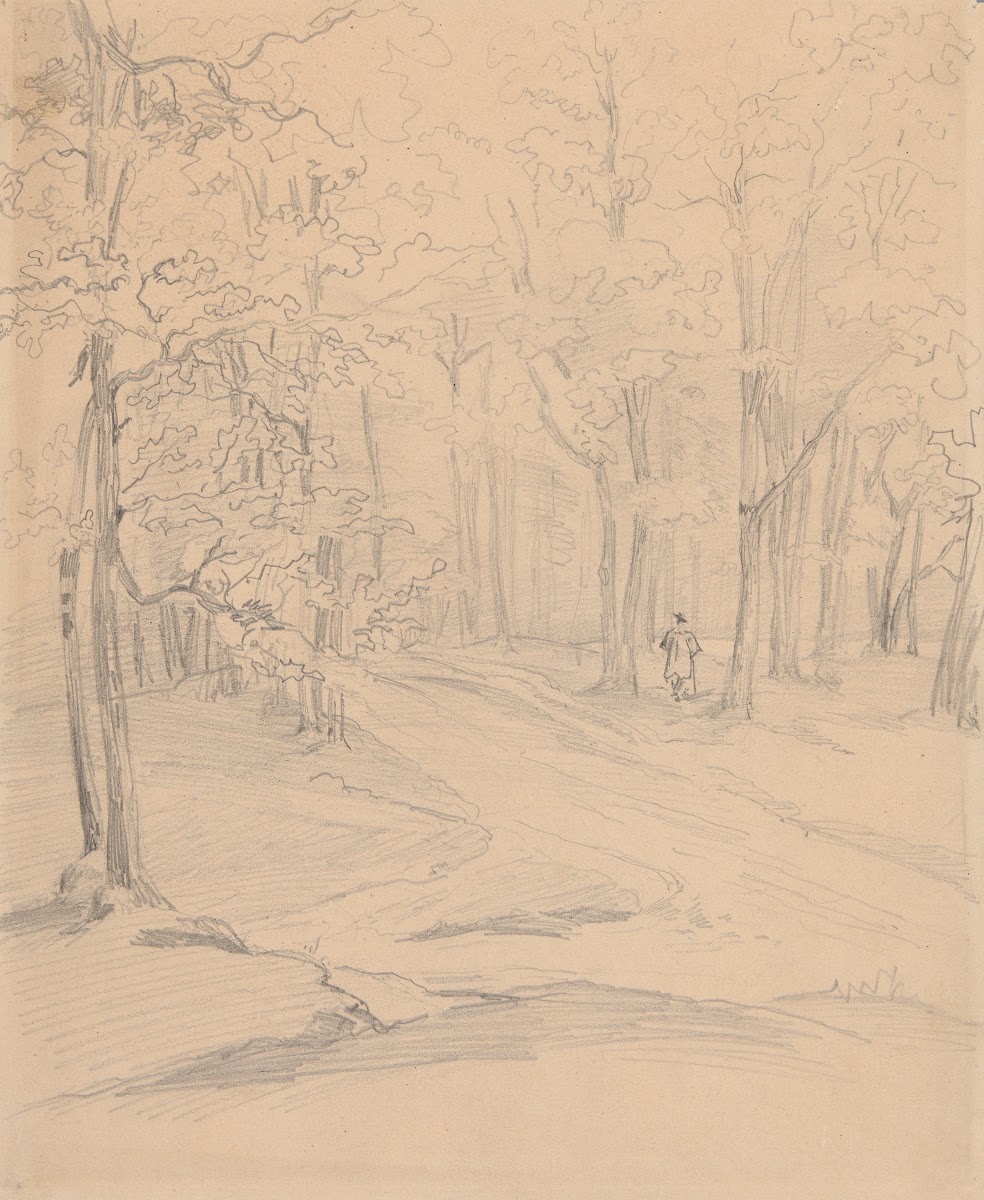 Road in the woods 1846
