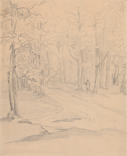 Road in the woods 1846