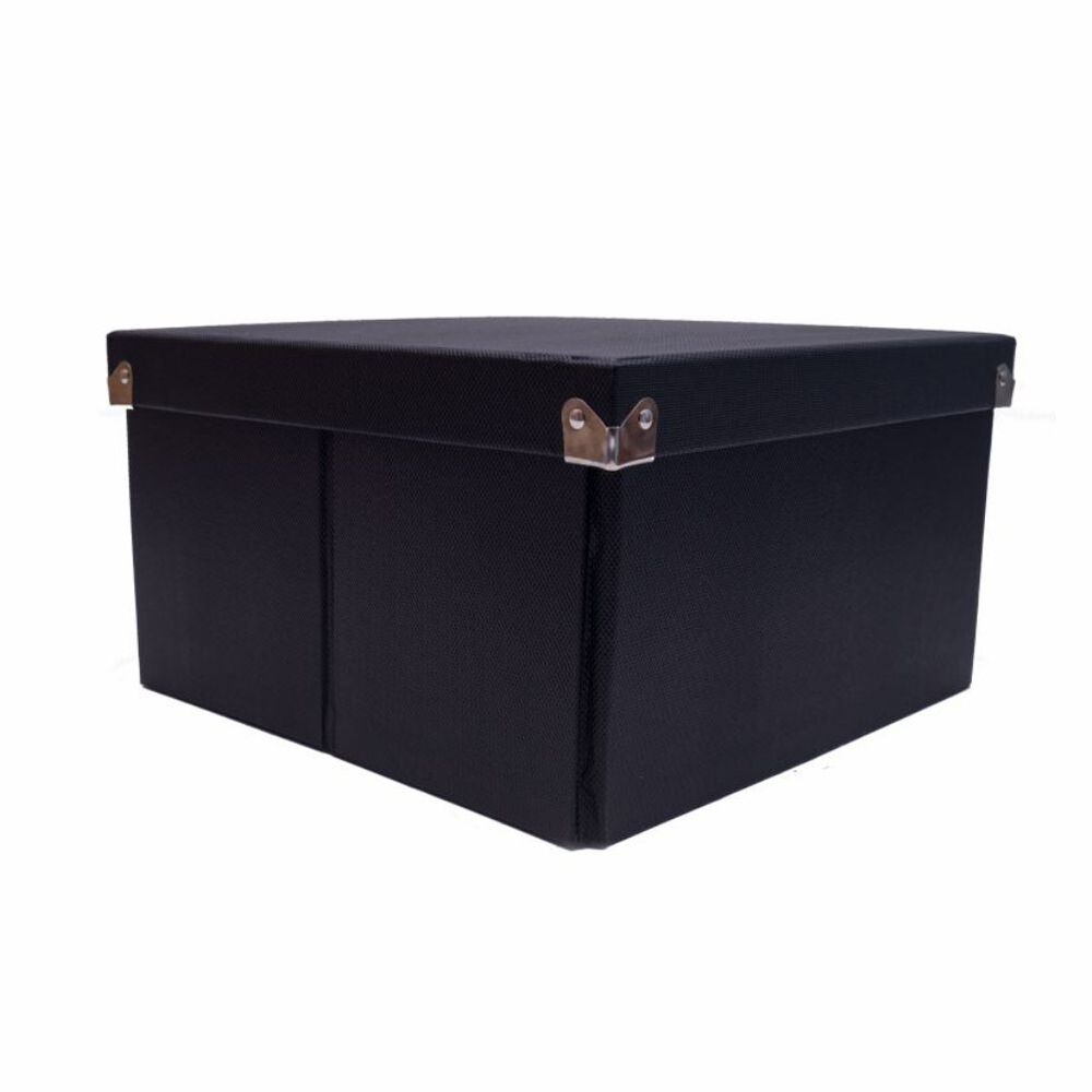 Caja organizadora plegable Samsill™ 32 x 39 cm, color negro