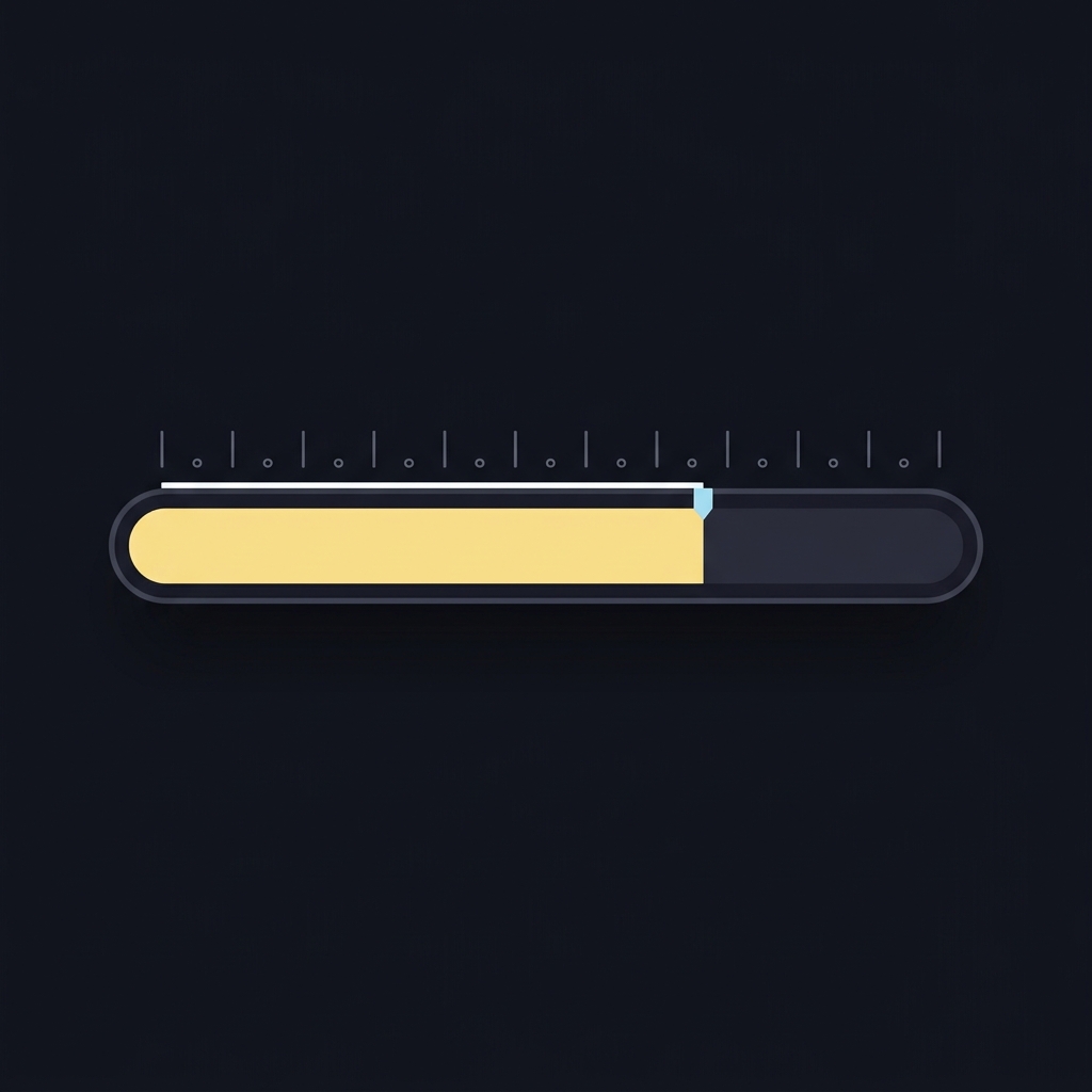 Minimalist 2D vector of a virtual bankroll bar with small unit markers and a drawdown limit line on dark Funded Plays background illustrating The Role of Discipline in Funded Sports Trading