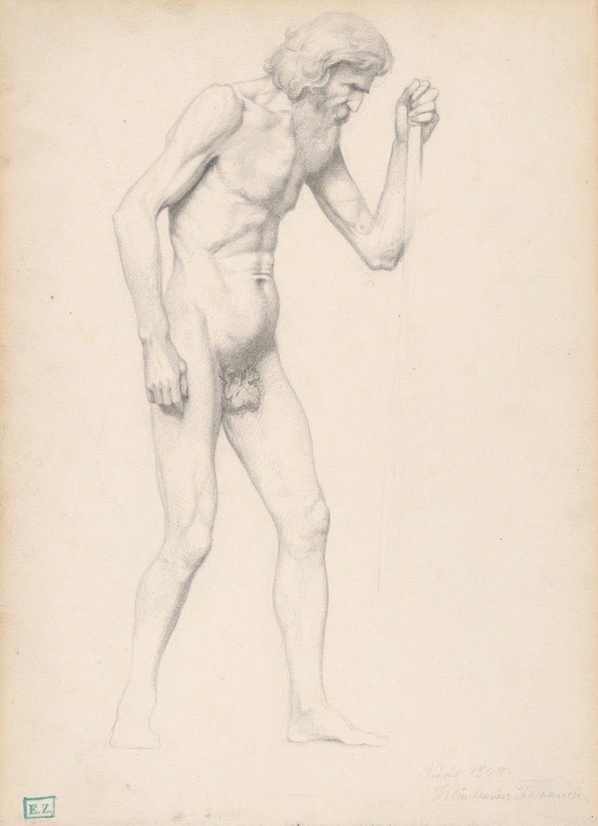 Study of an old mans act