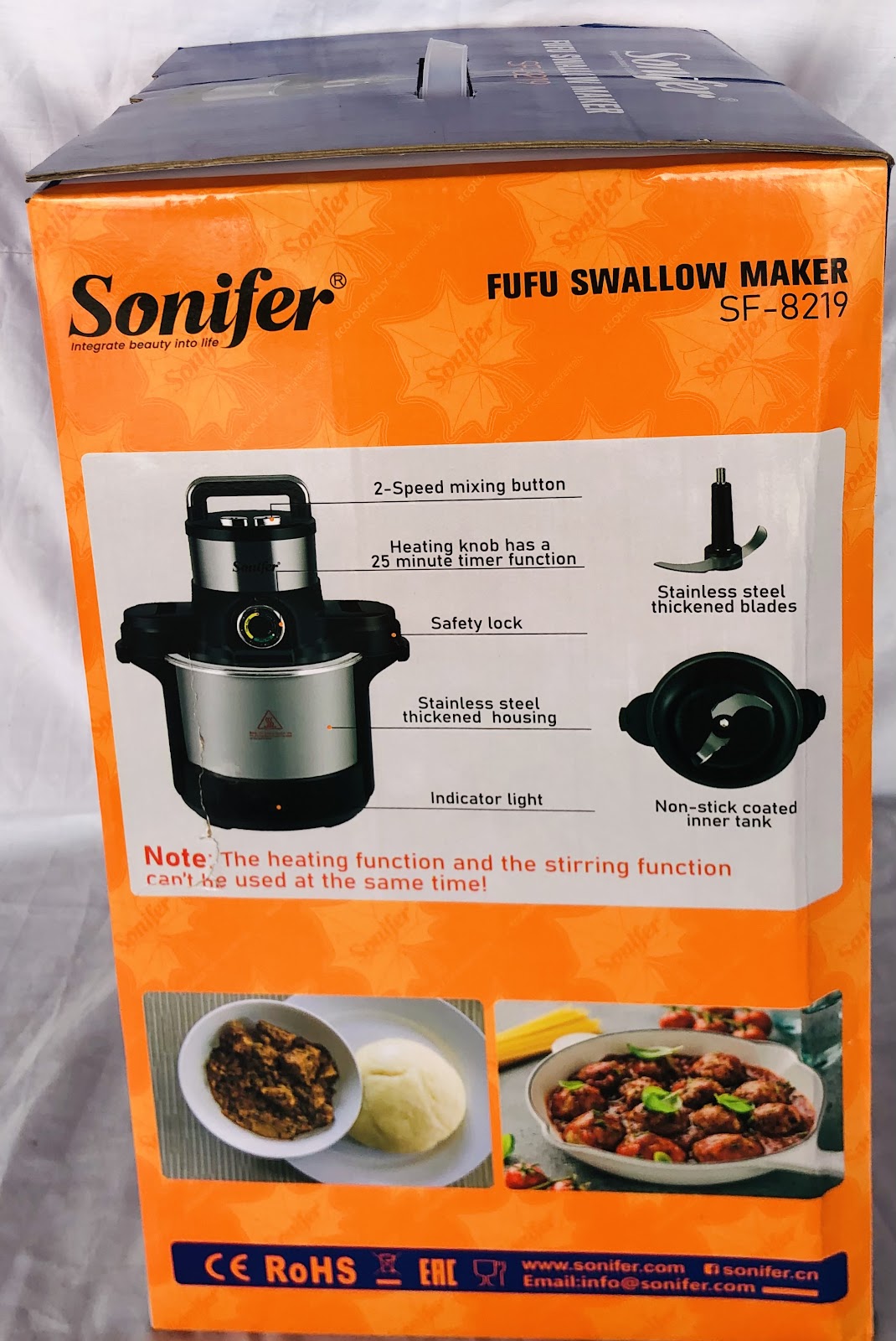 Photo 2 of Sonifer Fufu Swallow Maker (SF-8219)