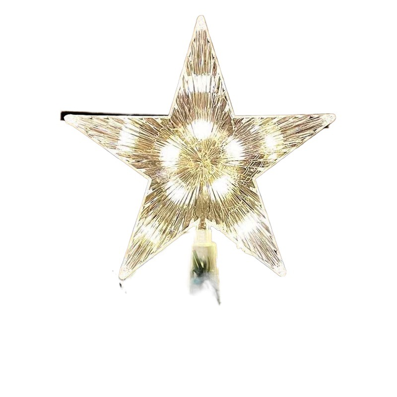 Glowing Christmas tree topper with lighting modes