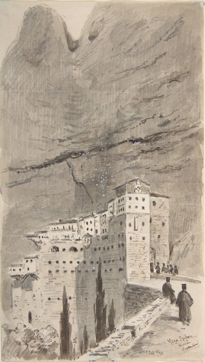 Monastery of Mega Spileon Greece 1896