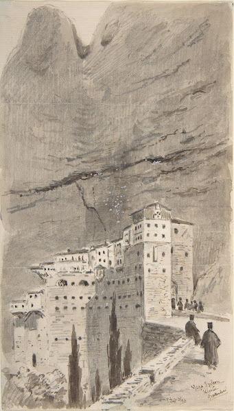 Monastery of Mega Spileon Greece 1896