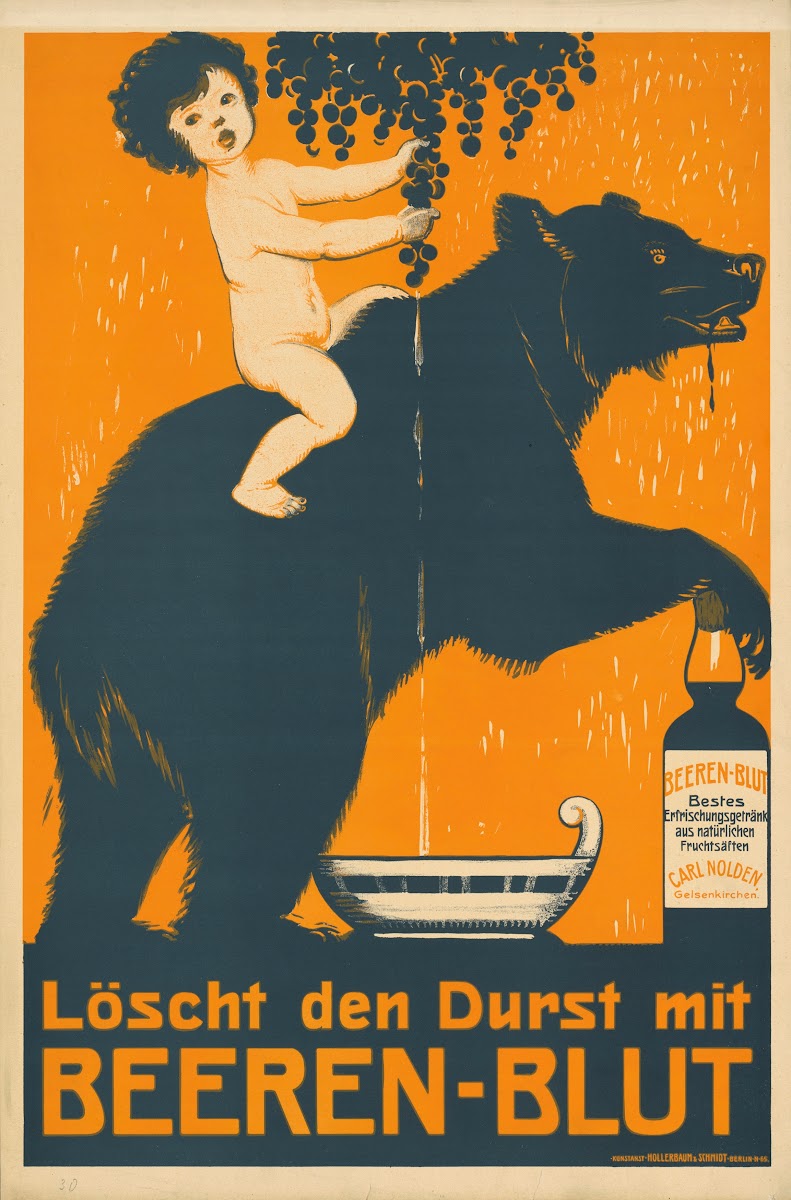 LöScht Den Durst Mit Beeren Blut Ca 1899   1914