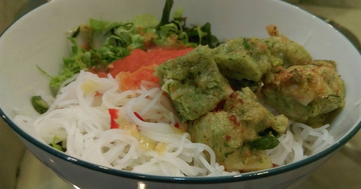 Bún chả tôm