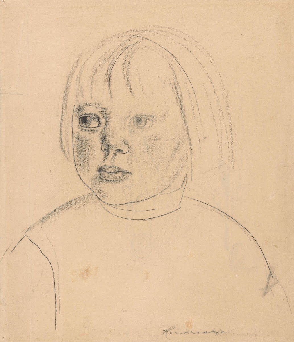Portret van Hendrickje dochter van de kunstenaar 1913 1945