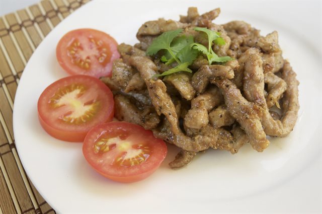 Thịt Heo Chiên Cay Thơm Kiểu Thái