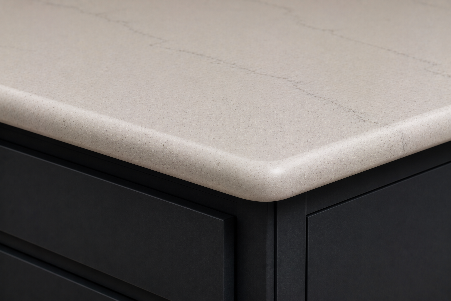 Round over countertop edge profile by Sondos Stone