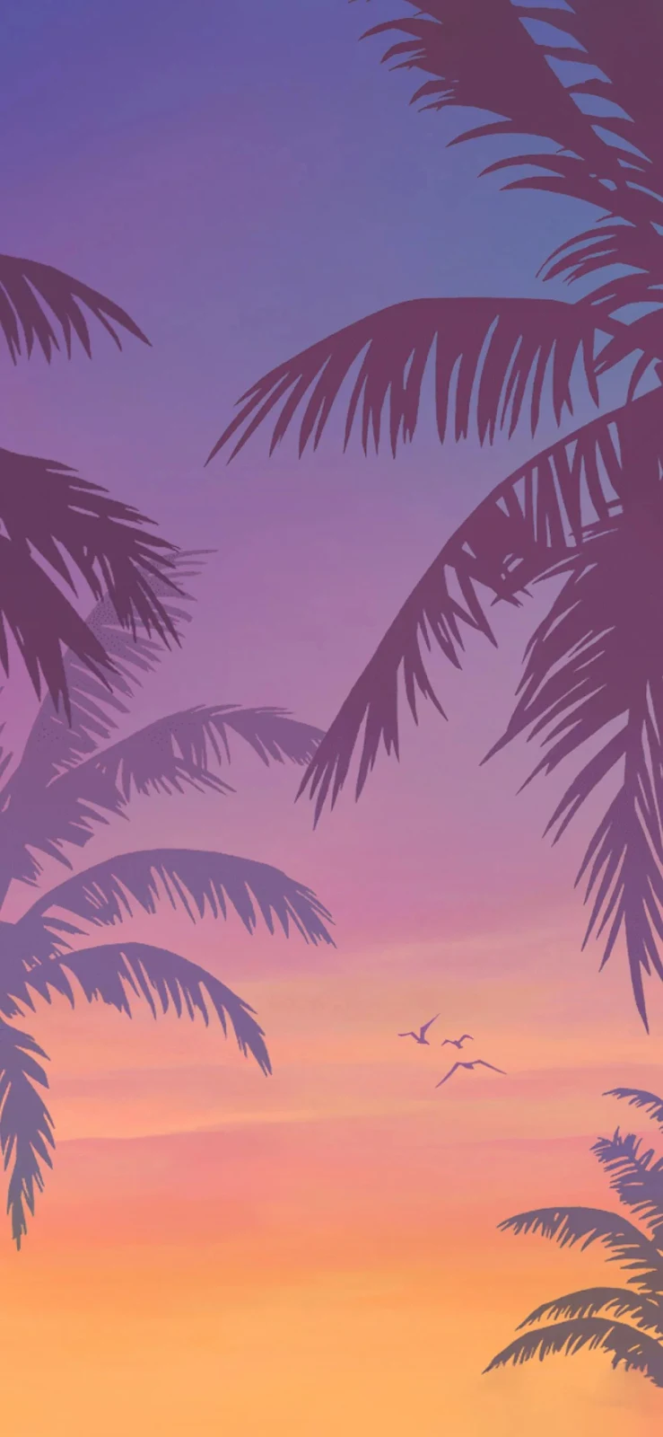 A Cool Grand Theft Auto VI, GTA 6, Palm Tree Full HD iPhone Wallpaper for Free Download in High Quality [1242x2688]