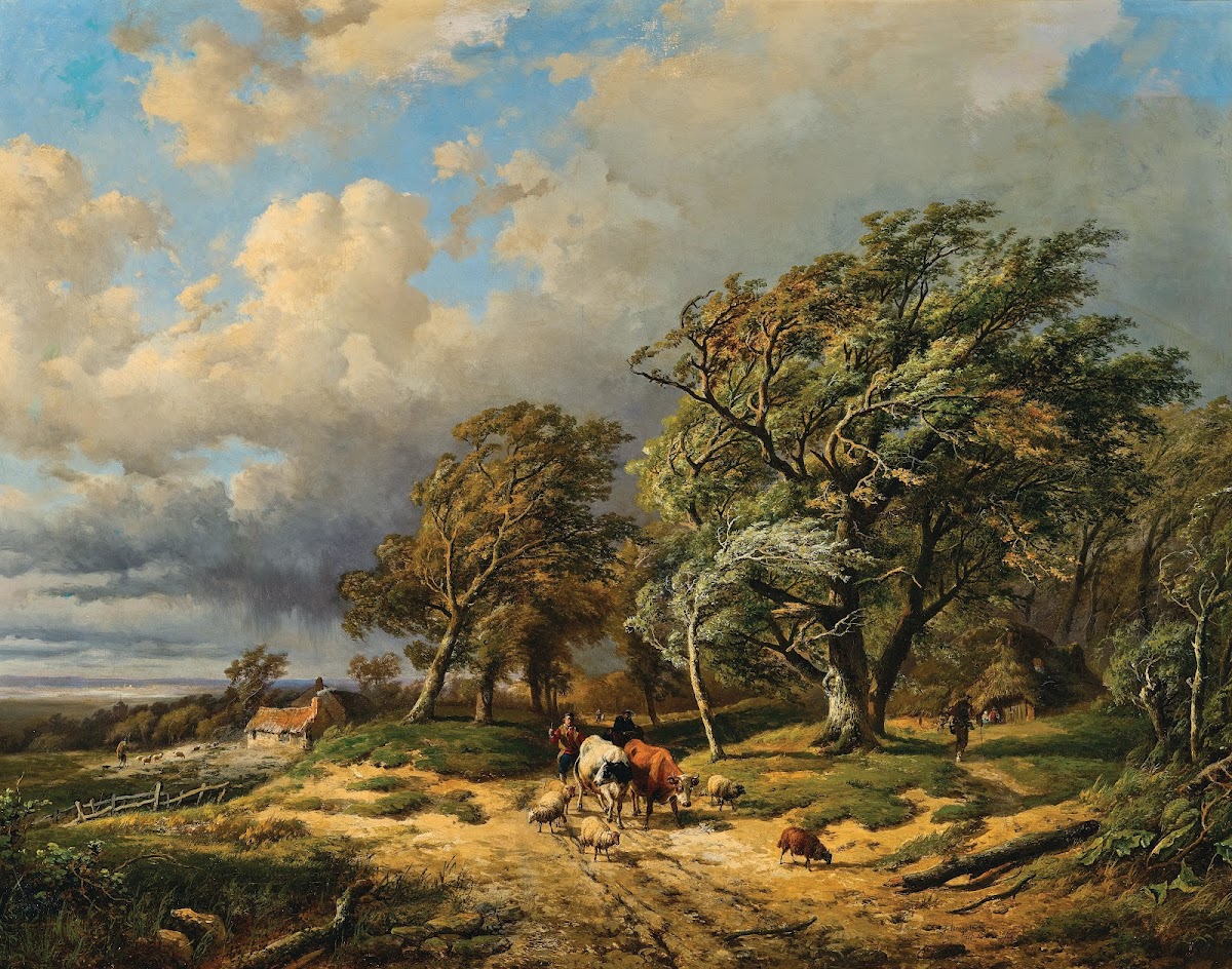A Herd of Animals Returning Home before the Storm 5716x4493 (1)