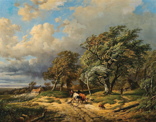 A Herd of Animals Returning Home before the Storm 5716x4493 (1)