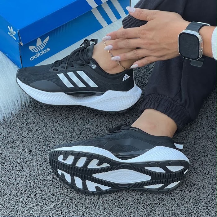 Adidas Solar Negro Blanco