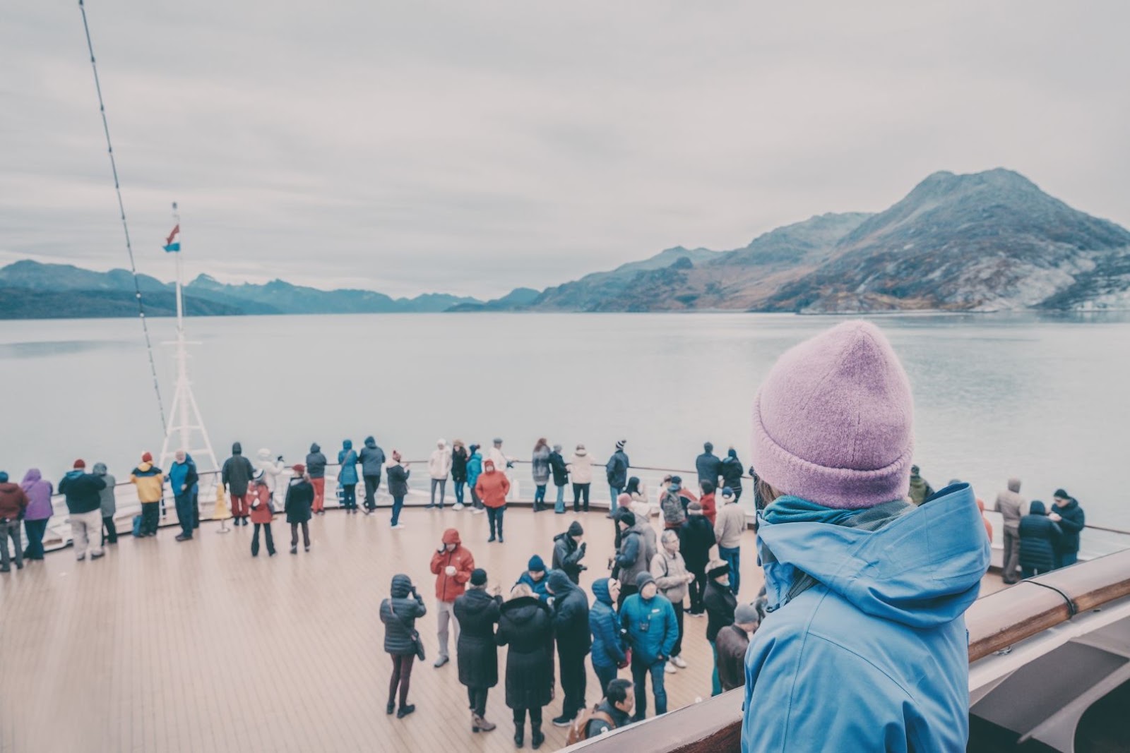Alaska Cruise Passengers on Deck