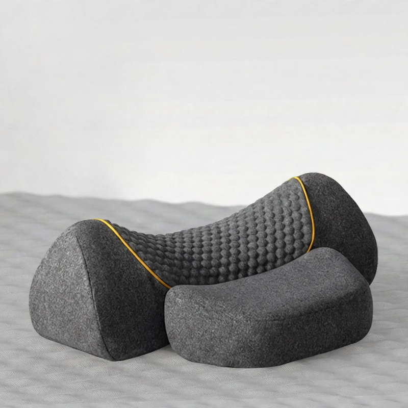 Memory foam neck support pillow with heating function