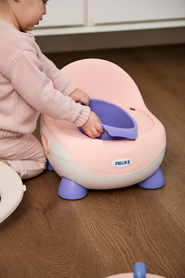 Children's potty Twins Penguin pink