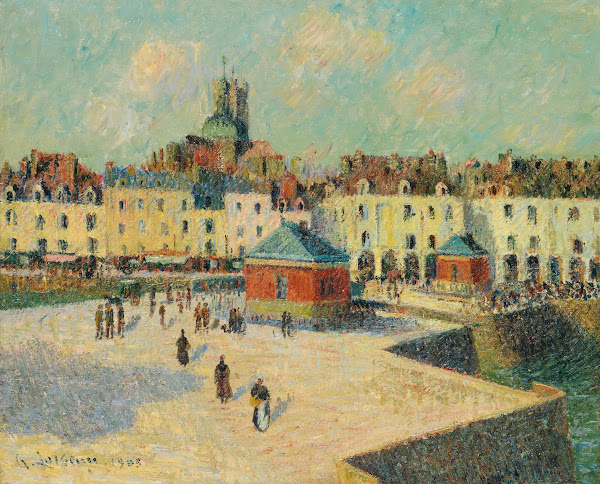 Dieppe Le Quai De Carenage 1905