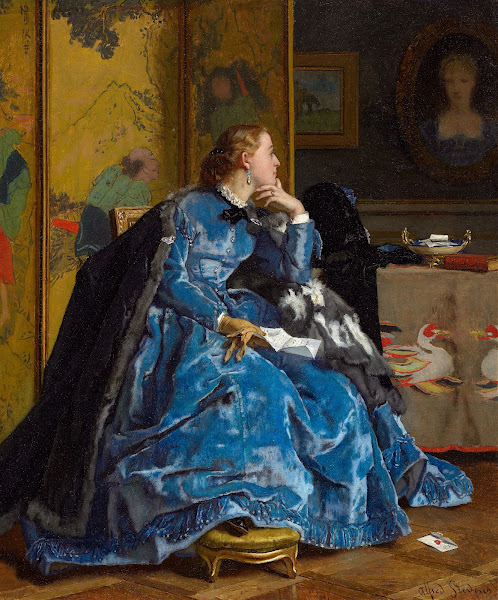 A Duchess The Blue Dress c 1866