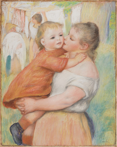 Laundress and Her Child Aline and Pierre c 1886
