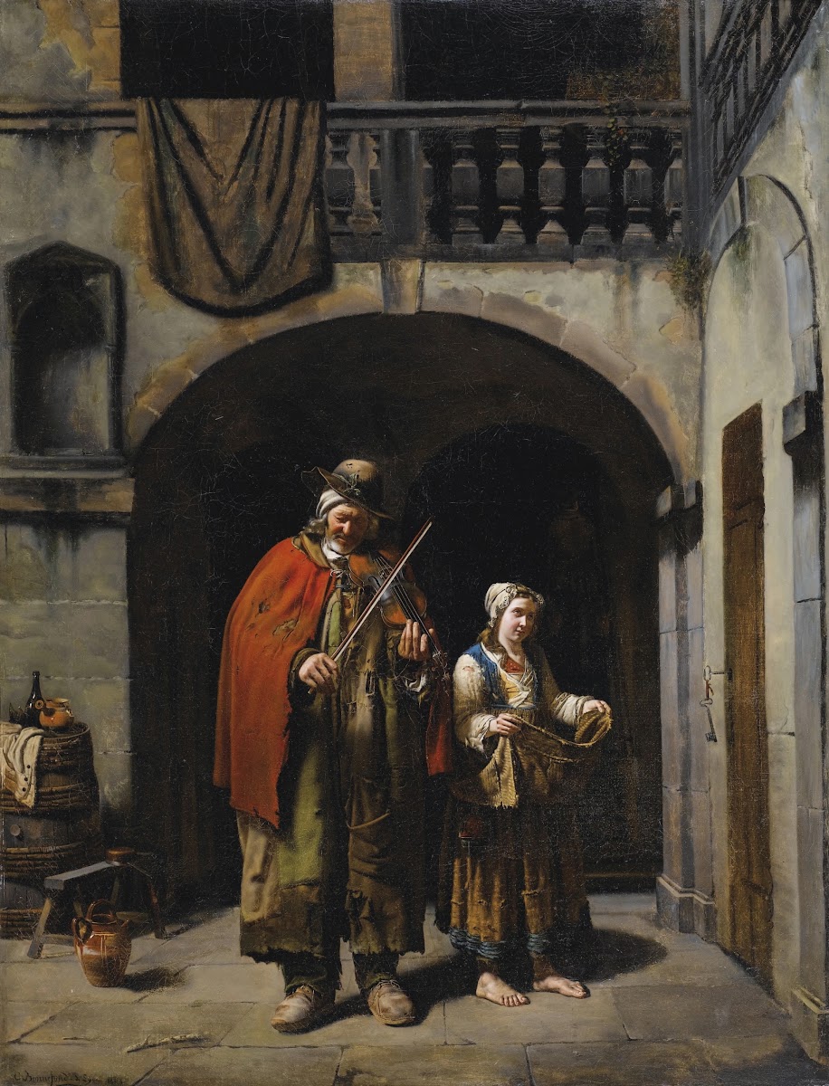 Vieillard aveugle conduit par sa fille 1819
