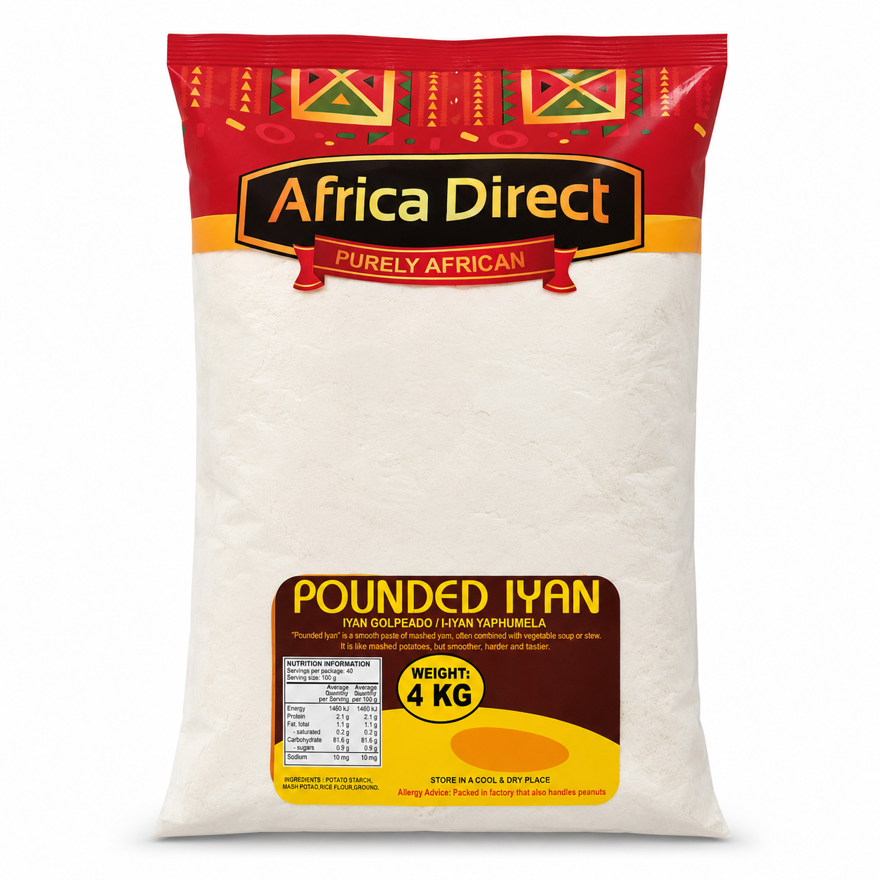 Africa Direct Pounded Iyan