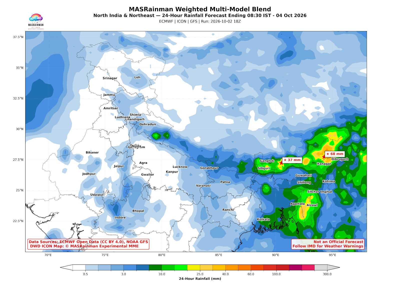 North India MME - MasRainMan Weather
