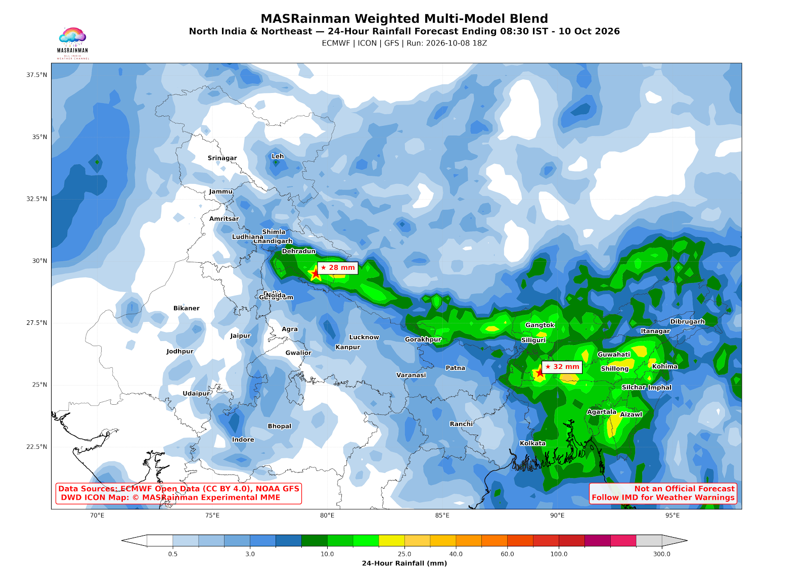 North India MME - MasRainMan Weather