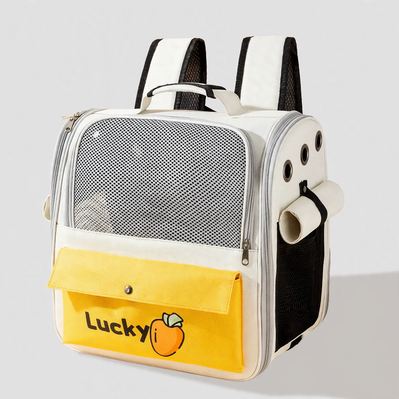 Breathable Pet Backpack for Cats and Dogs
