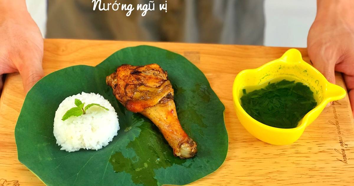 Cơm đùi gà nướng ngũ vị - Ăn dặm