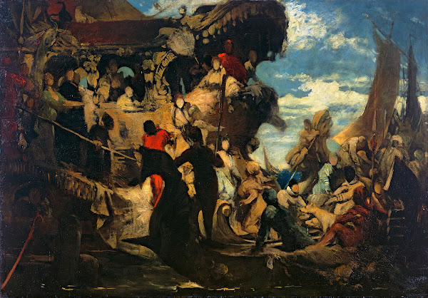 Venedig Huldigt Catarina Cornero 1872