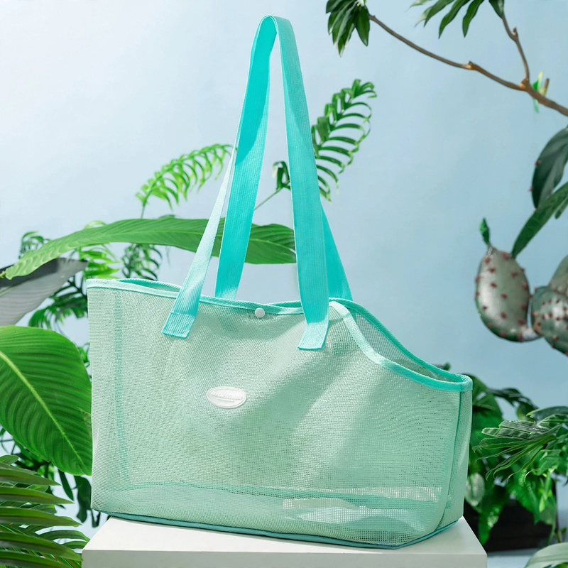 Haustiertasche aus Segeltuch, Kopf oben